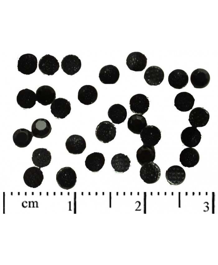 šatonová růže s hotfixem (nažehlovací) - ss10, černá