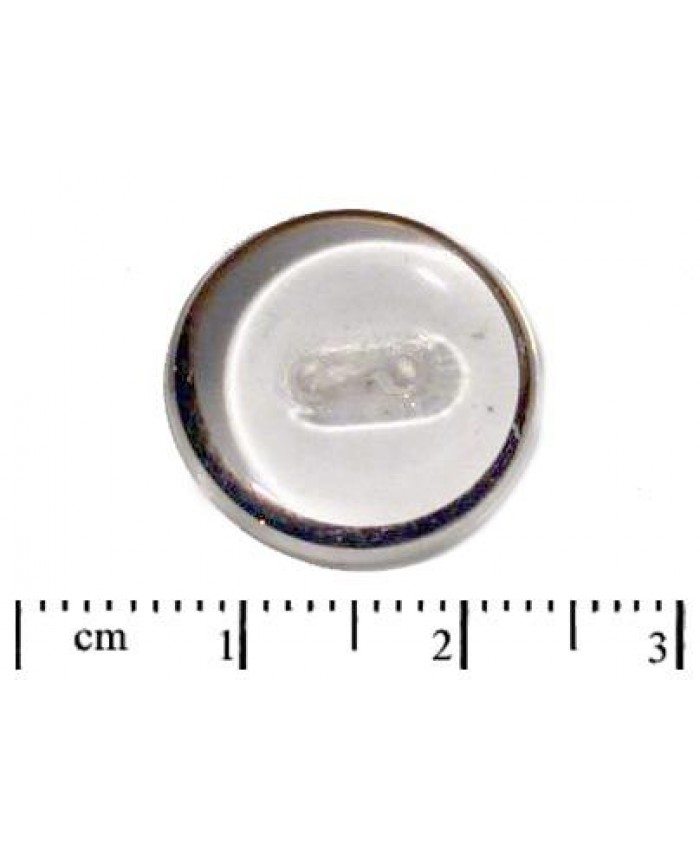 Krystalový knoflík č. 1 - 17mm, krystal + zlato