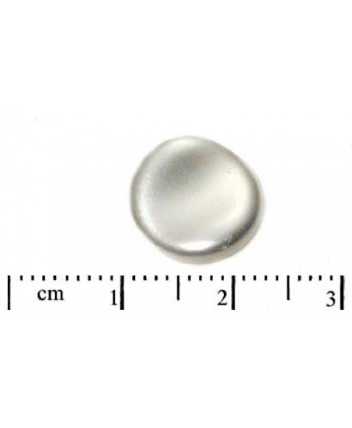 Krystalový knoflík č. 29 - 13mm, krystal + bílá perleť