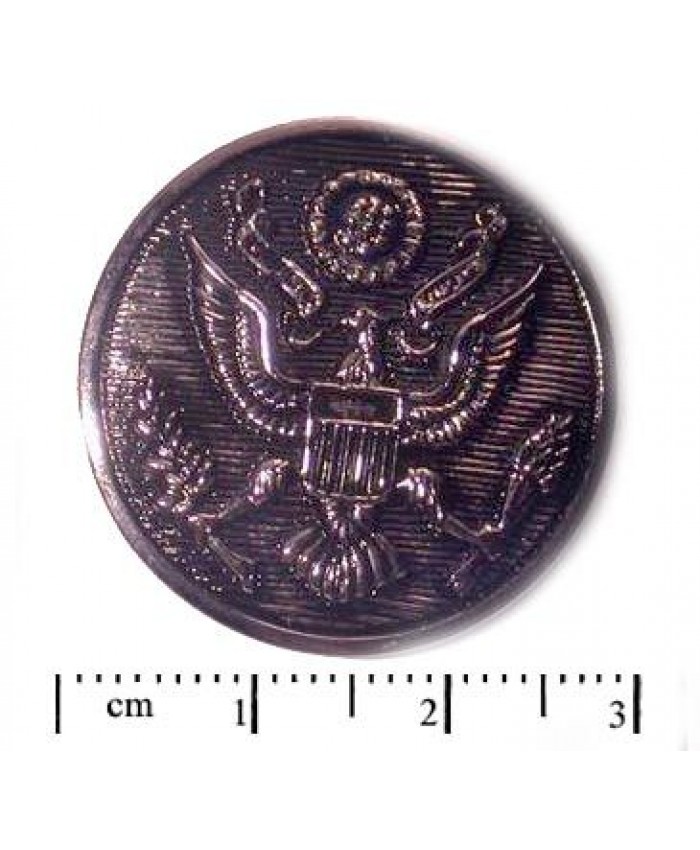Americký knoflík č. 16 - 28,5mm, černá + platina