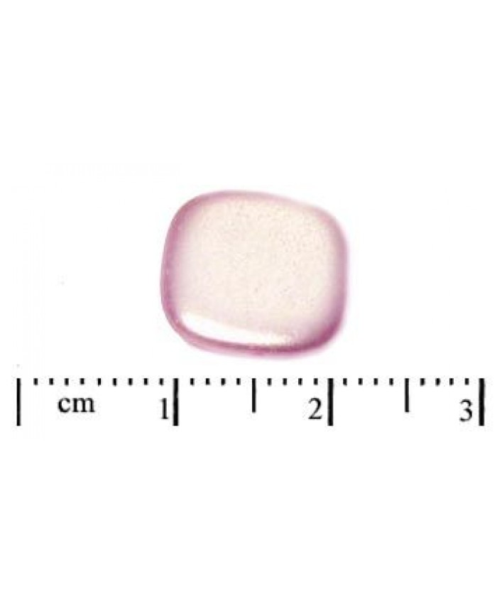 Knoflík růžový č. 19 - 12mm, růžová + perleť
