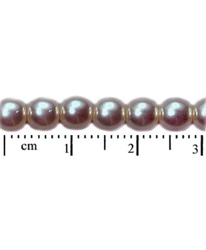 Voskové perle - 5mm, krémová